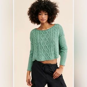 NWT FREE PEOPLE CHANGING TIDES PULLOVER SWEATER SIZE SMALL